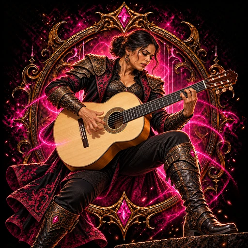 Flamenco Warrior character art